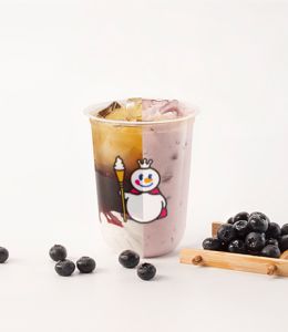 蓝莓摇摇奶昔